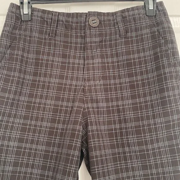 Fox Original Men's Plaid Black/Blue Shorts Size 27 - Picture 2 of 10